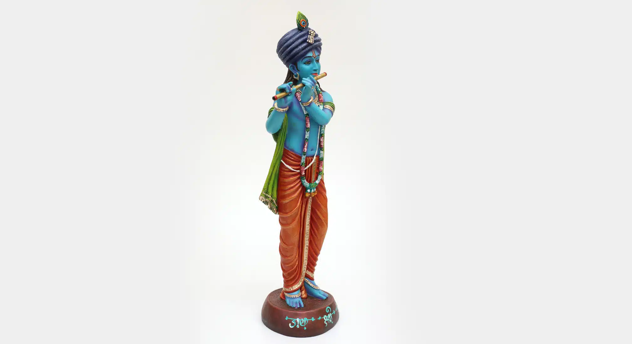 Polyresin Lord Krishna/2 God Idol Showpiece Figurine Table Decor - Image 4