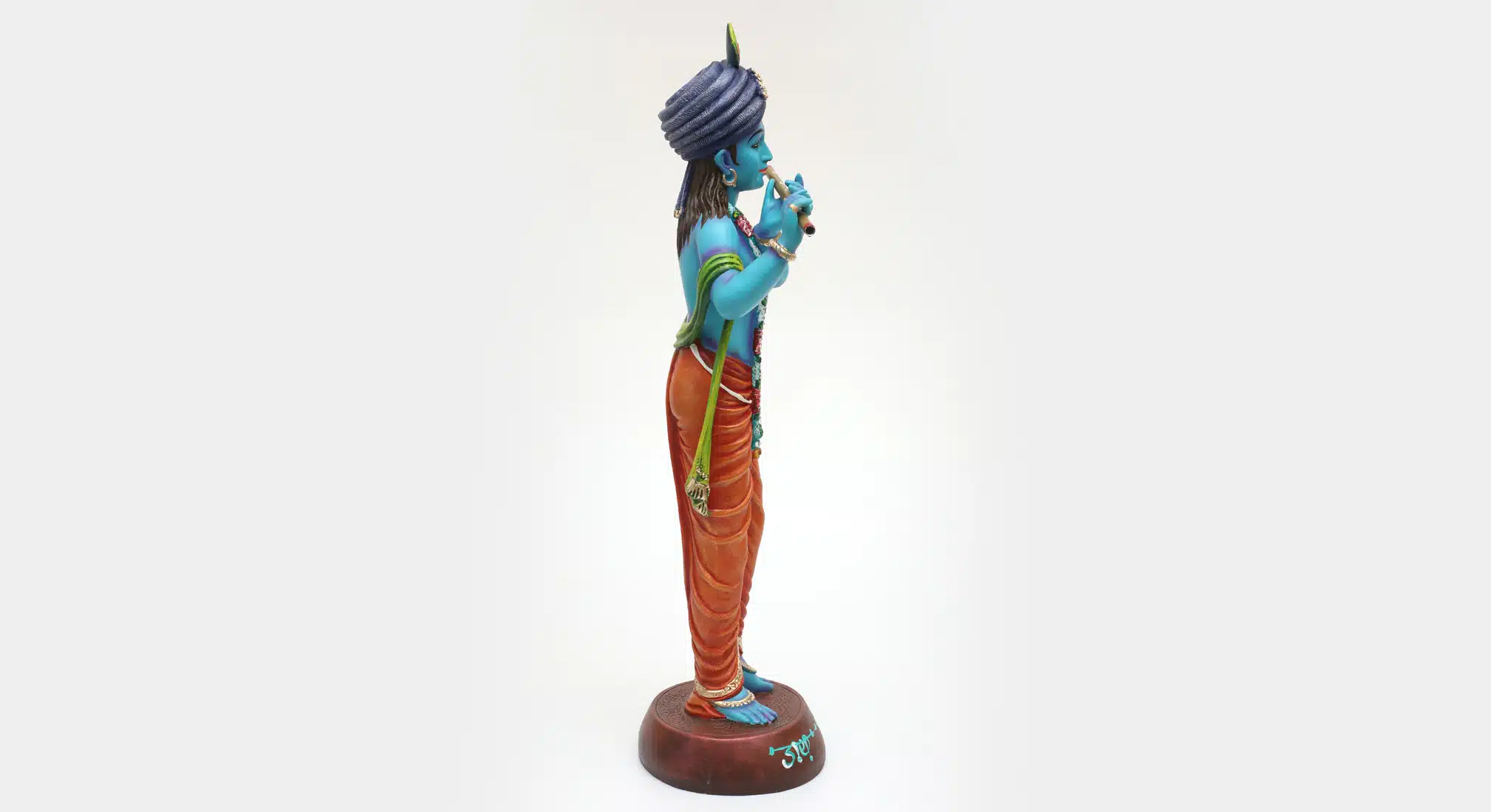 Polyresin Lord Krishna/2 God Idol Showpiece Figurine Table Decor - Image 5