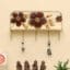 Jiro Flower Metal Wall Hooks for Keys | 5-Hook Holder