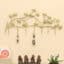 Urvi Ginko Metal Wall Hooks for Keys | 7-Hook Holder
