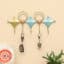 Hiral Star Metal Wall Hooks for Keys | 5-Hook Holder