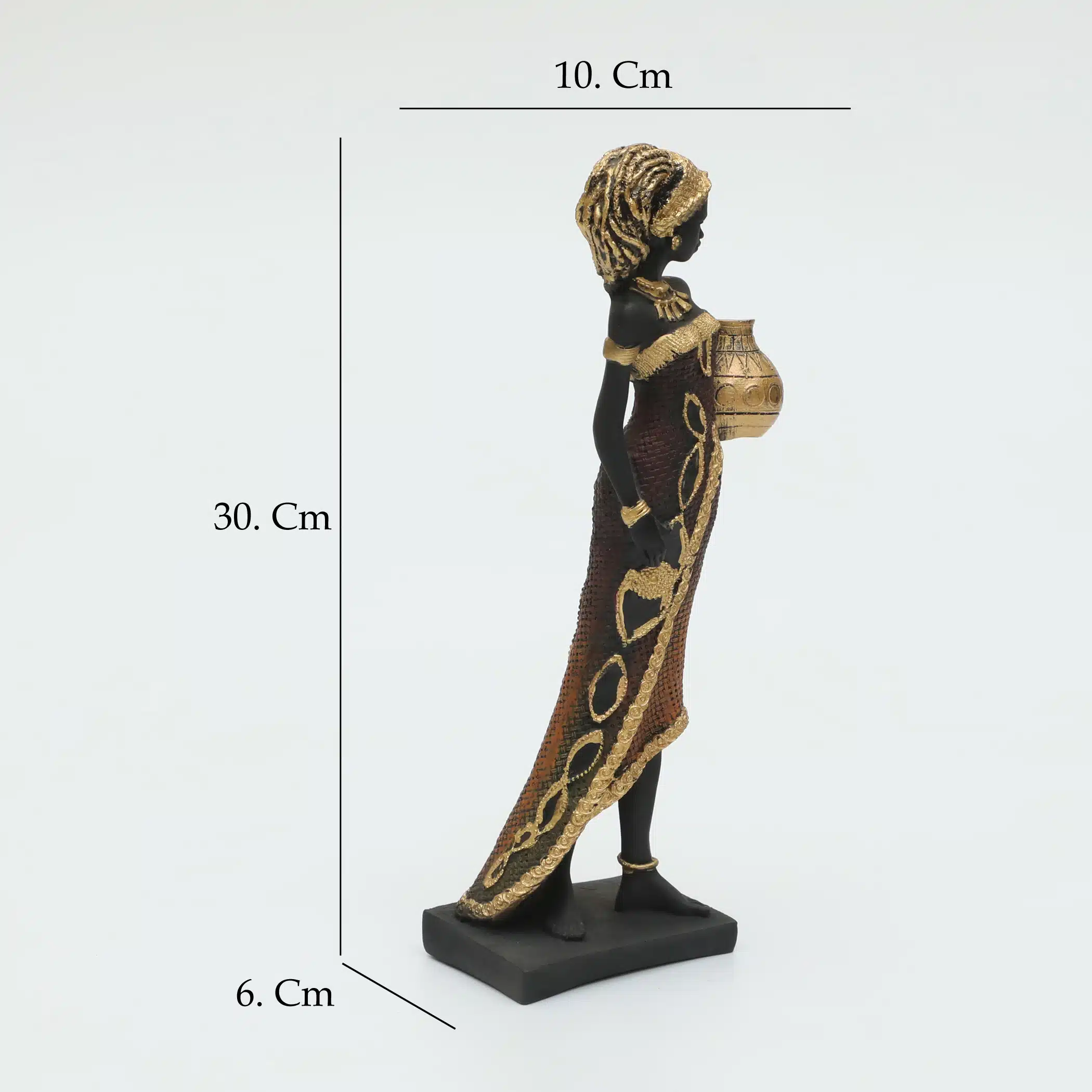 Kita Lady 1 Figurine - Polyresin Showpiece for Table Decor - Image 2