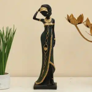 Lady Figurine - Kita Lady 2 Polyresin Showpiece Table Decor