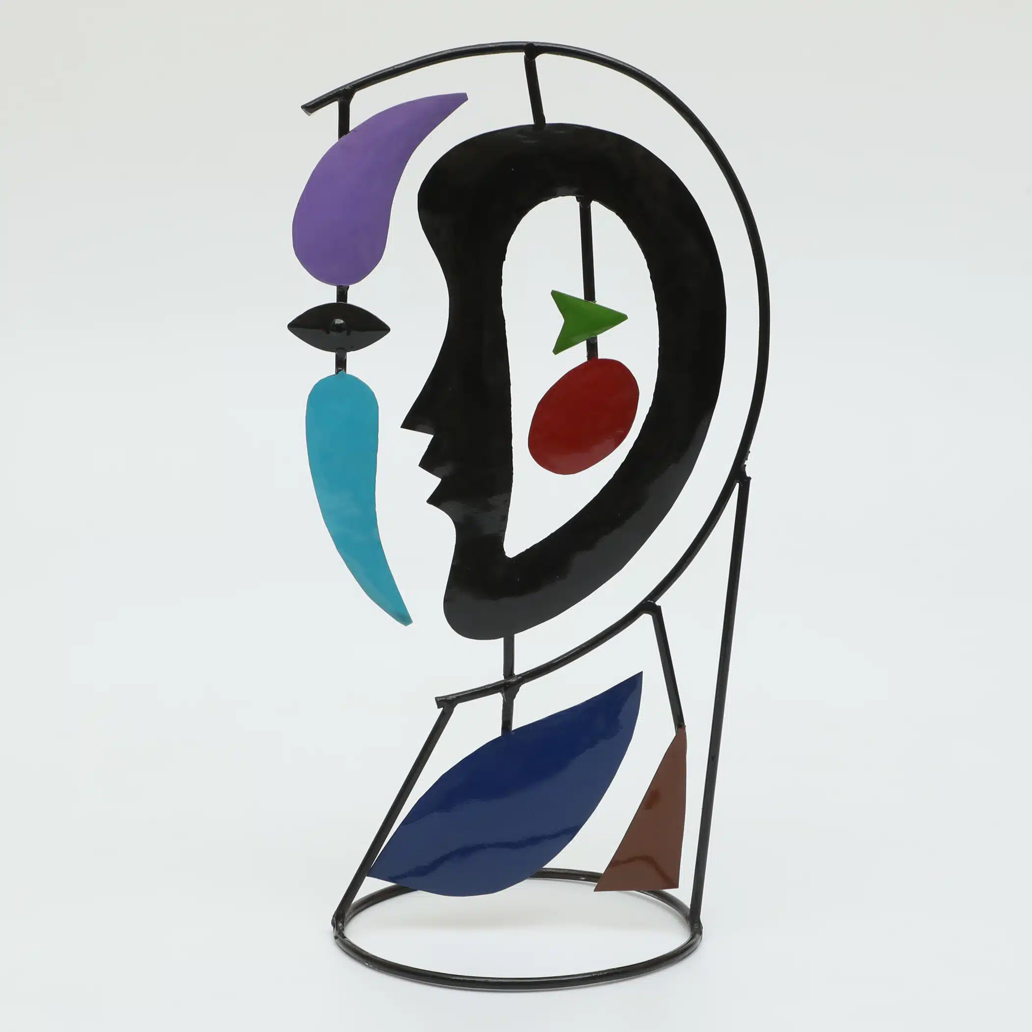 Metal Tori Face Figurine Showpiece Table Decor - Image 3