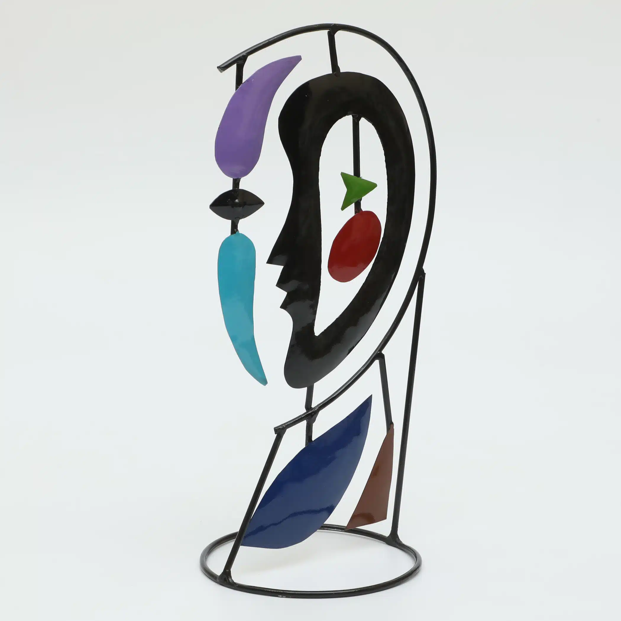 Metal Tori Face Figurine Showpiece Table Decor - Image 4