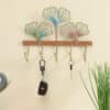 Ginko Key Holder for Wall - Mark Metal 5-Hook Key Rack
