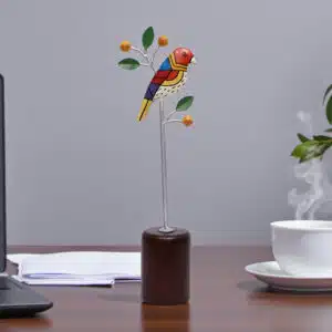 Hand Painted Bird Table Decor Nitya Showpiece
