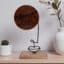 Metal & Wood Abel Face Table Decor Showpiece