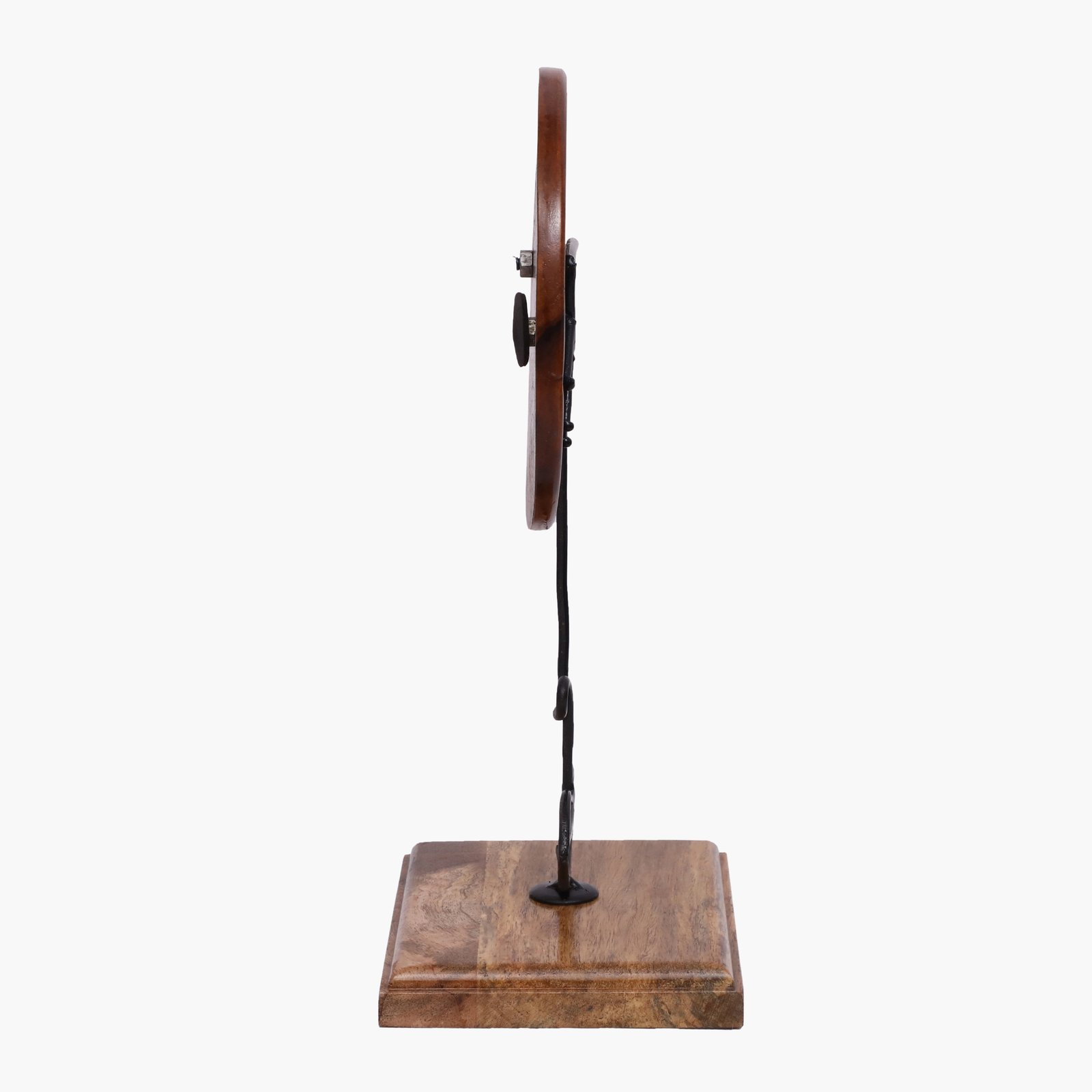 Metal & Wood Abel Face Table Decor Showpiece - Image 4