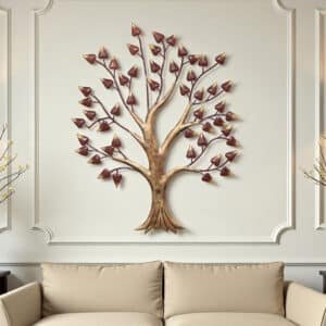 Metal Multicolor Anna Tree Wall Decor