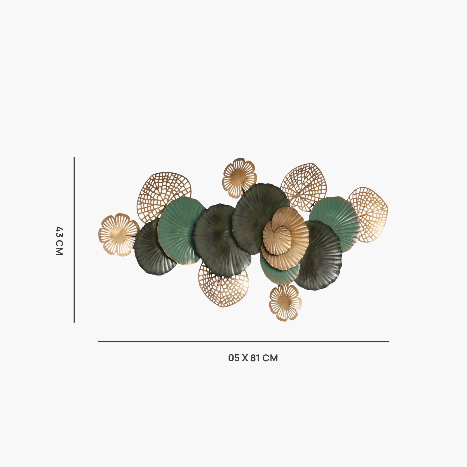 Metal Multicolor Dante Abstract Wall Decor - Image 3