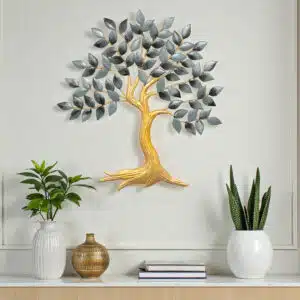 Tree Metal Wall Art – Victor Multicolor Metal Wall Decor