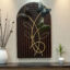 Butterfly Wall Decor - Floria Metal on Wooden Panel Multicolor
