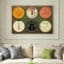 Abstract Face Wall Art - Eros Multicolor Metal Board Decor