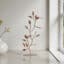 Metal Multicolor Brady Birds on Leaf with Candle Holders Table Decor Showpiece