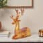 Golden Deer Showpiece - Sitting Polyresin Table Decor Sculpture