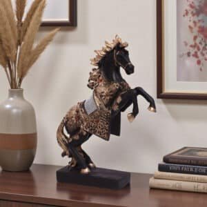 Polyresin Multicolor Jewellery Horse/1 Antique Table Decor Sculpture