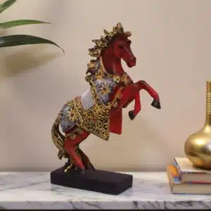 Multicolor Jewellery Horse – Polyresin Table Showpiece