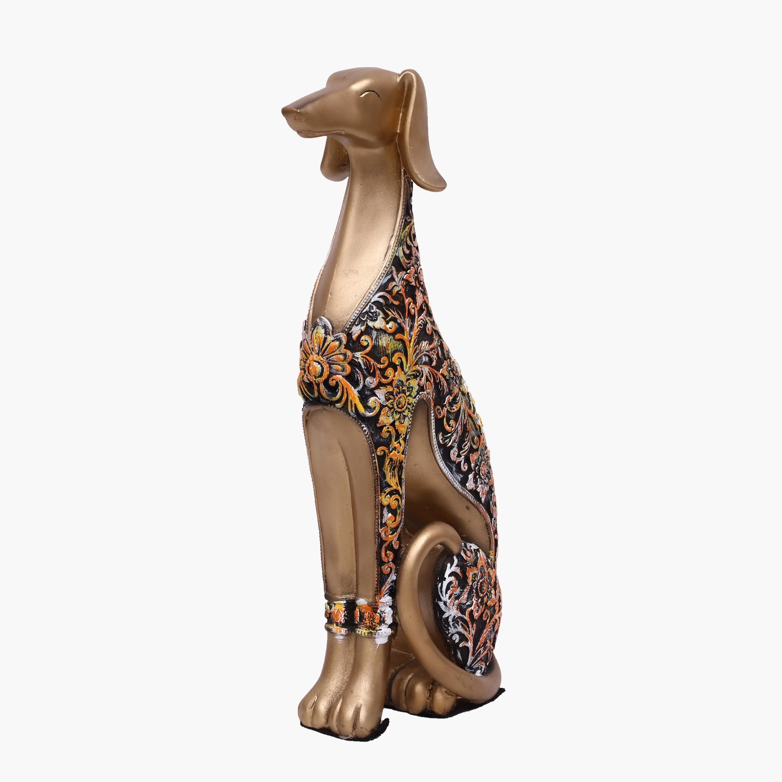 Polyresin Multicolor Dog Small Table Decor Sculpture - Image 2