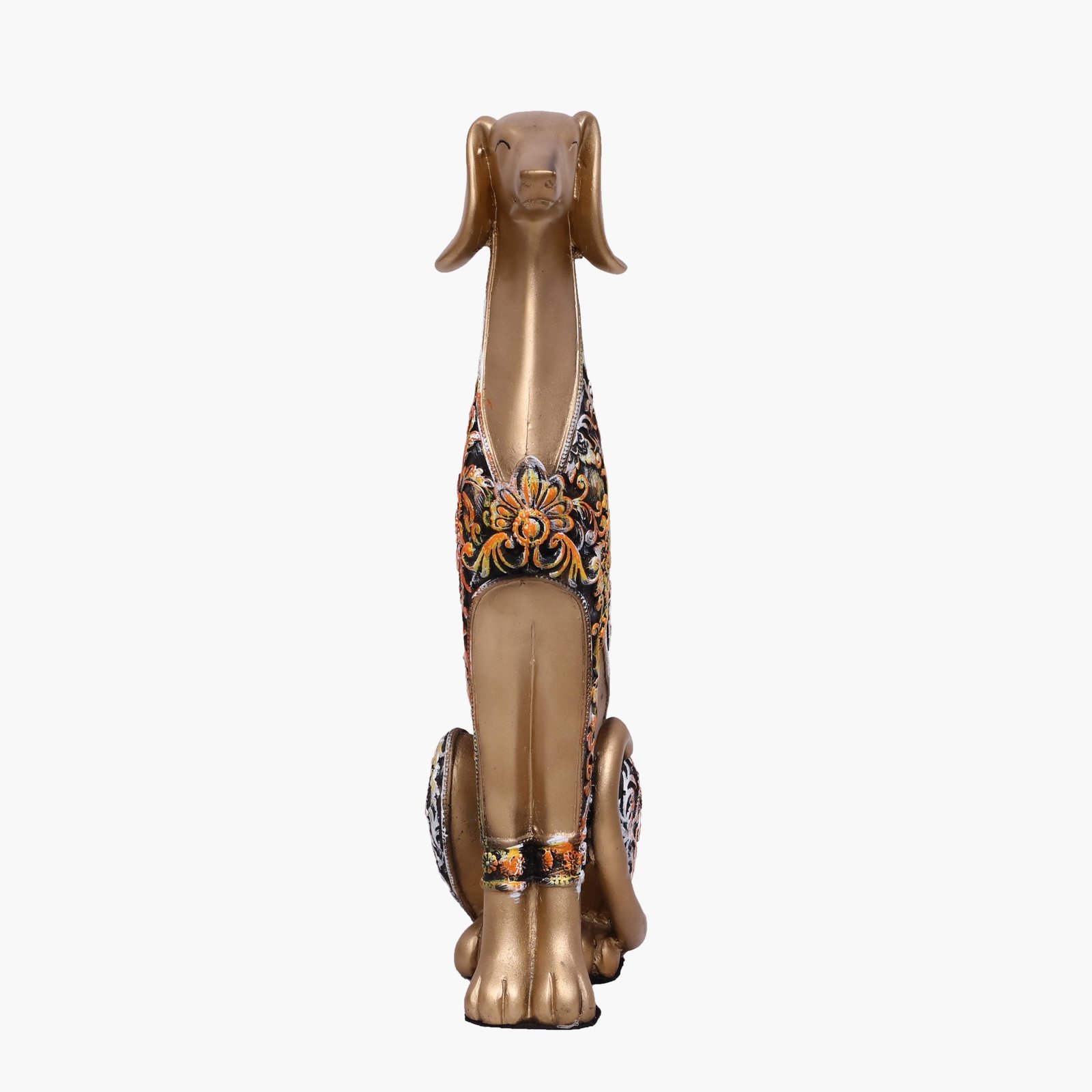 Polyresin Multicolor Dog Small Table Decor Sculpture - Image 4