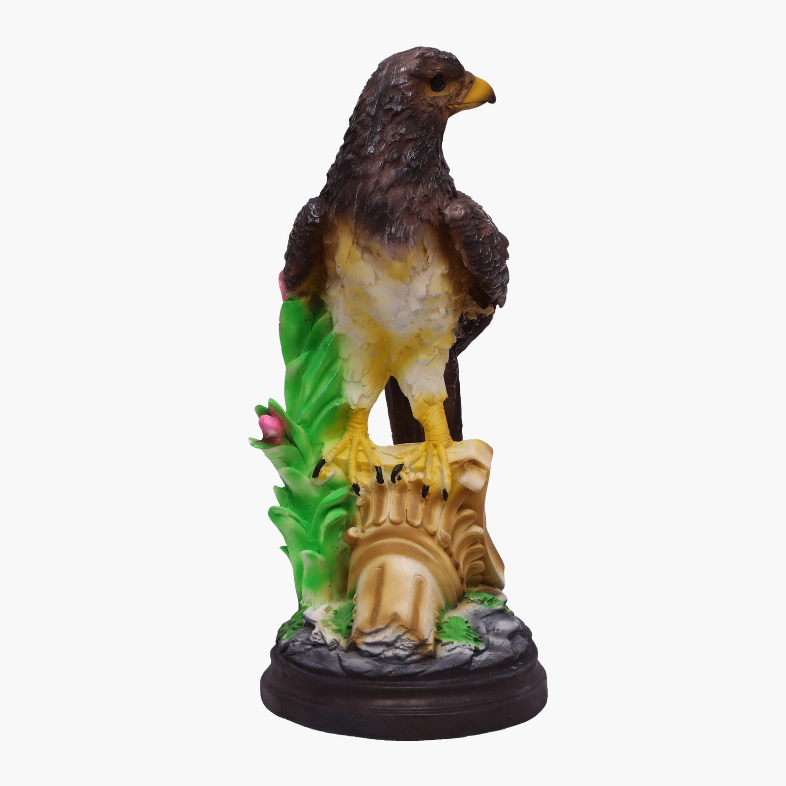 Polyresin Multicolor Eagle Table Decor Sculpture - Image 4