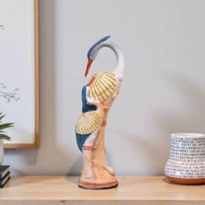 Polyresin Multicolor Swan/1 Standing Figurine Showpiece Table Decor