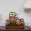 Owl Figurine Set of 4 – Multicolor Polyresin Showpiece