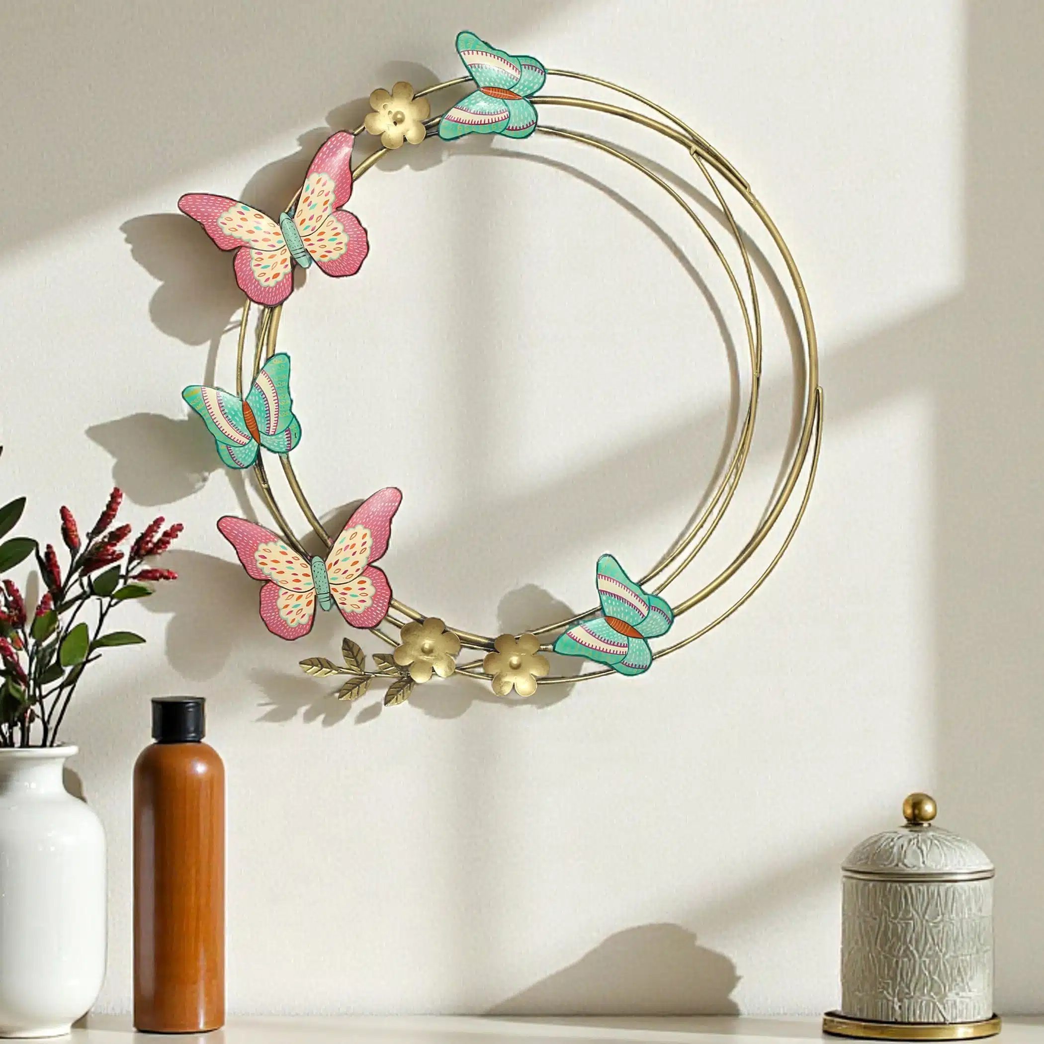 Butterfly Wall Art – Selena Multicolor Metal Wall Decor