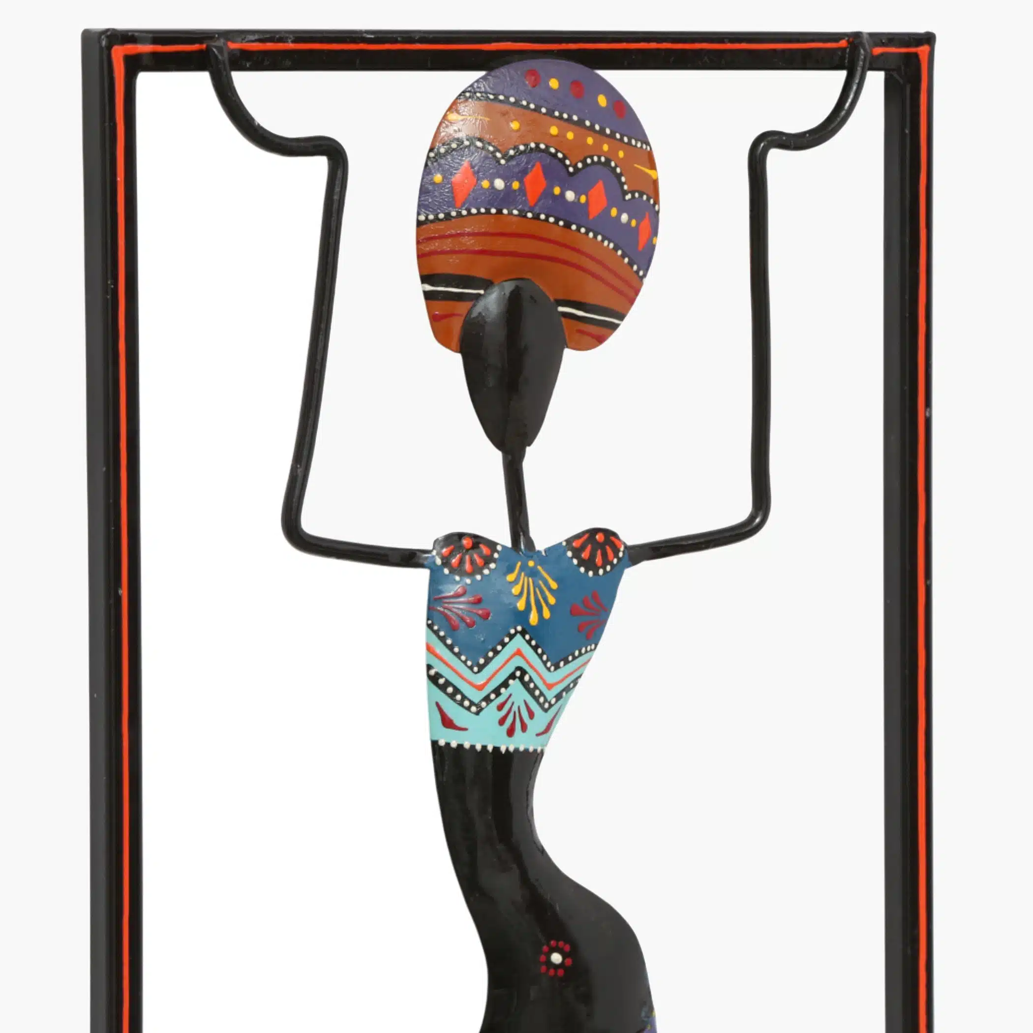 Dancing Lady Wall Decor Set of 3 – Tara Handpainted Metal - Image 5