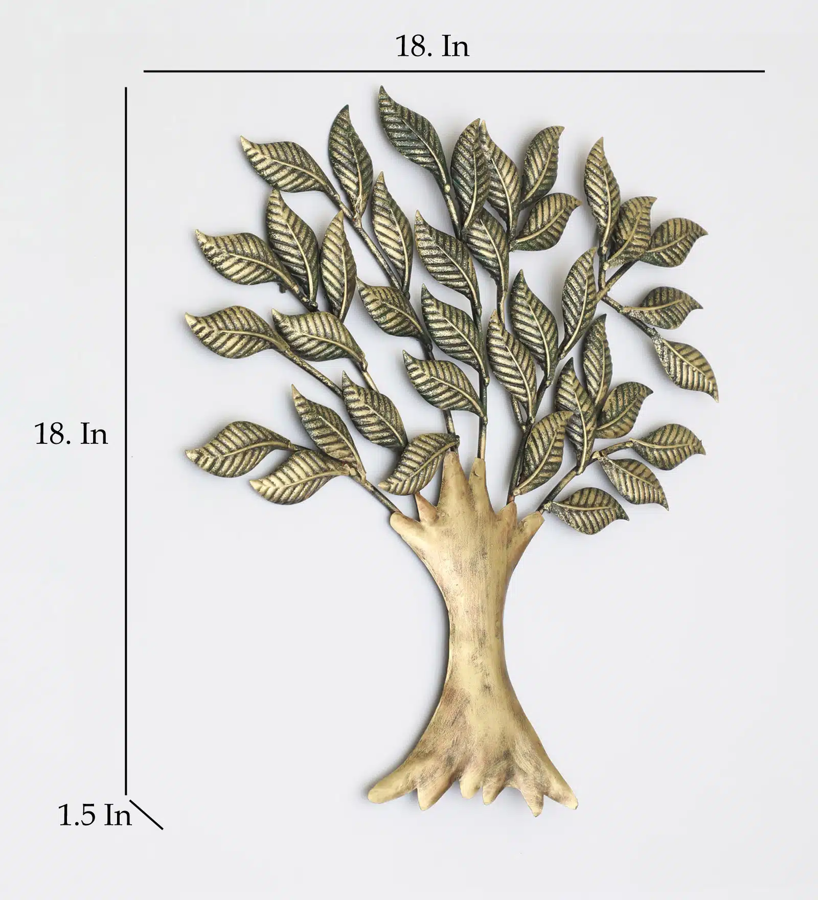 Tree Wall Art – Amrita Contemporary Metal Wall Decor - Image 3