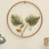 Leaf Wall Frame – Bai Round Multicolor Metal Wall Decor