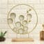 Metal & Wood Multicolor Siya Showpiece Table Decor