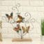 Butterfly Candle Holder - Vritti Metal Wood Table Decor