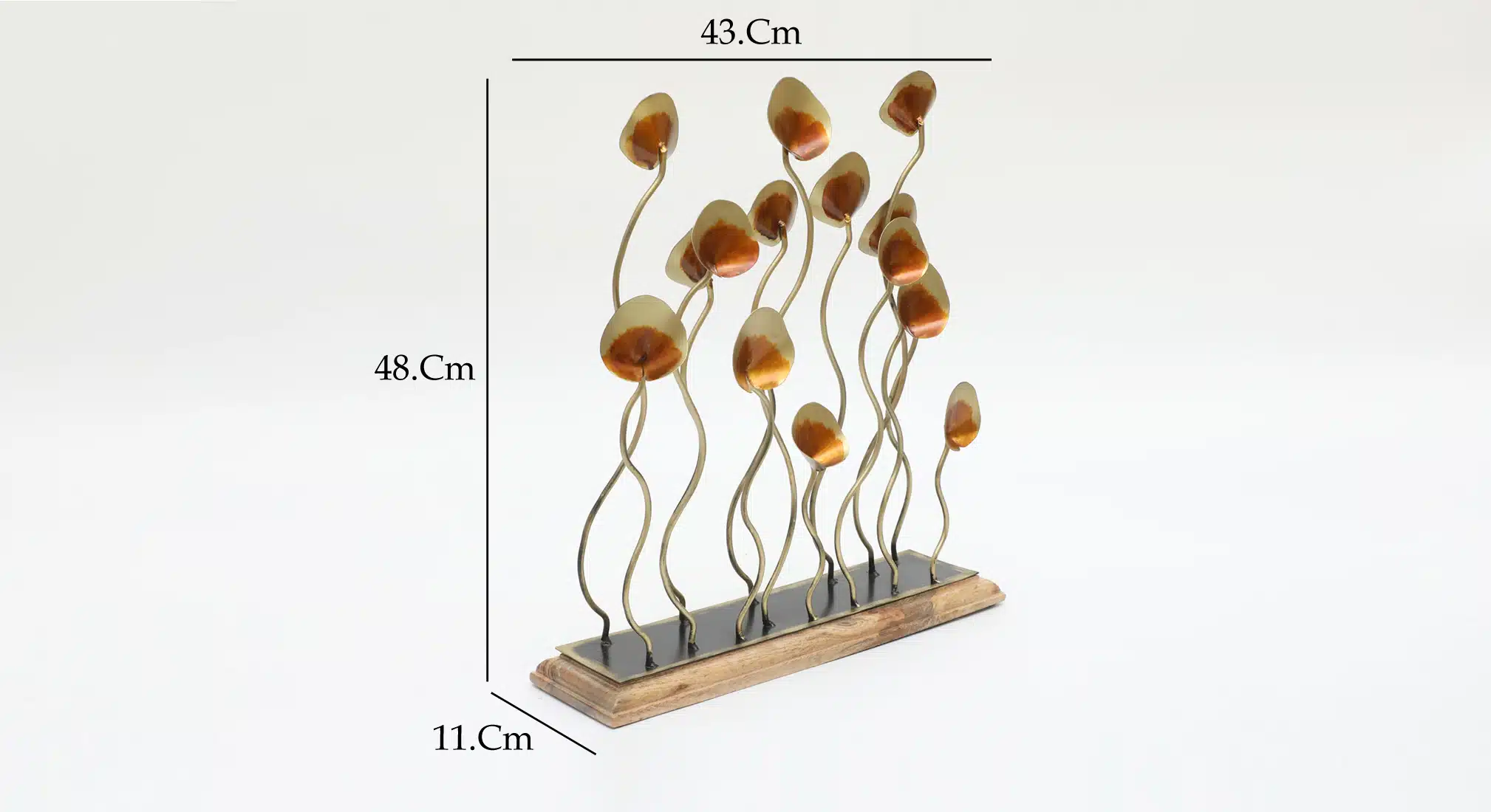 Metal & Wood Multicolor Dreamweaver Abstract Showpiece Table Decor - Image 4