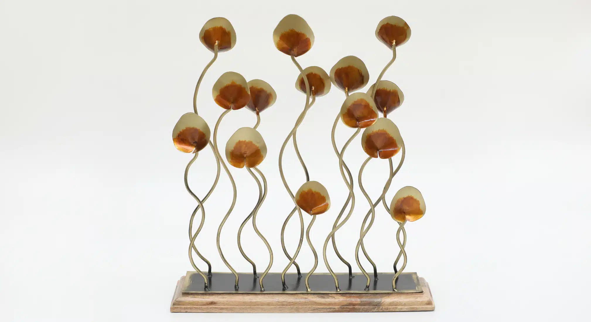 Metal & Wood Multicolor Dreamweaver Abstract Showpiece Table Decor - Image 2