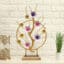 Tree Table Decor - Fortuna Growing Tree Metal Wood Showpiece