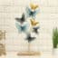 Flying Butterfly Showpiece - Misty Metal Wood Table Decor