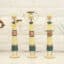 Cosmo Dolls Showpiece Set of 3 Handcrafted Metal Table Decor