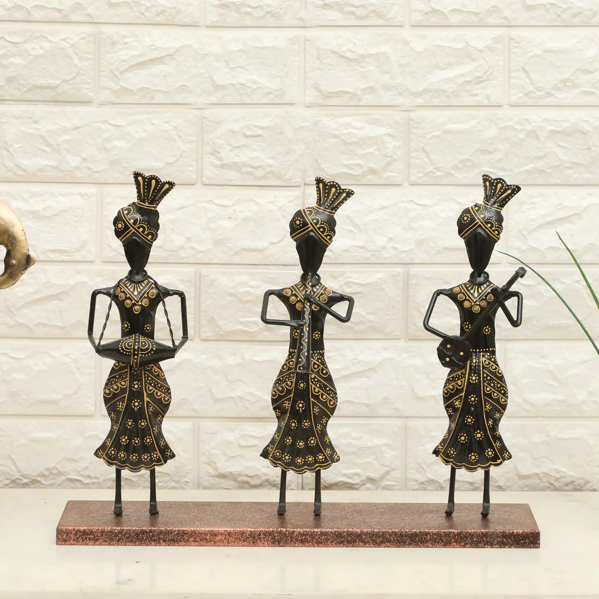 Traditional Musician Dolls Table Decor Lena Handcrafted Showpiece