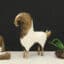 Metal & Ceramic Gelina Horse Small Showpiece Table Decor