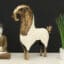 Metal & Ceramic Gelina Horse Big Showpiece Table Decor
