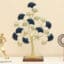 Metal & Wood Multicolor Abbey Ginko Showpiece Table Decor