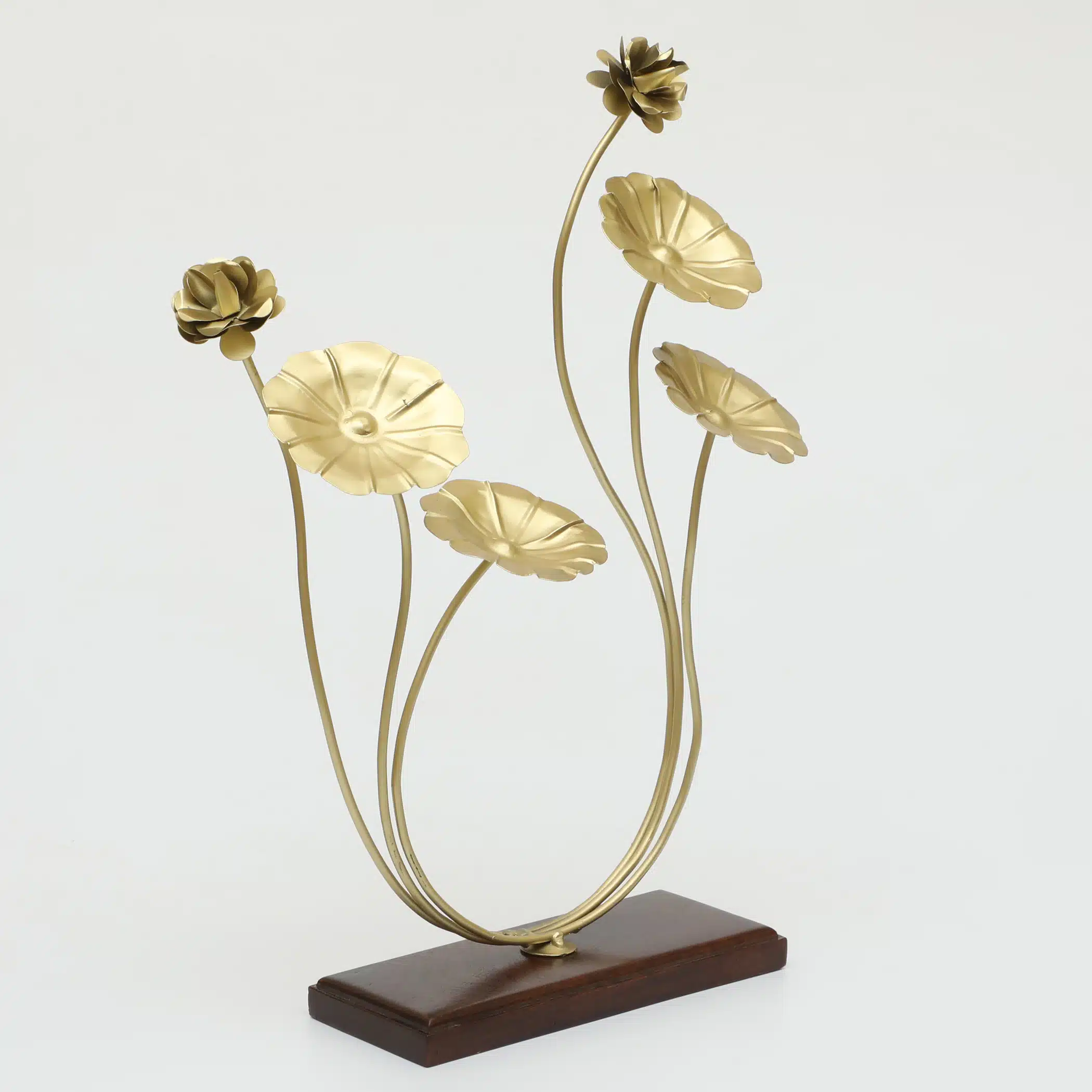 Metal & Wood Multicolor Aldan Showpiece Table Decor - Image 4