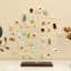 Modern Abstract Table Decor Metal Wood Showpiece