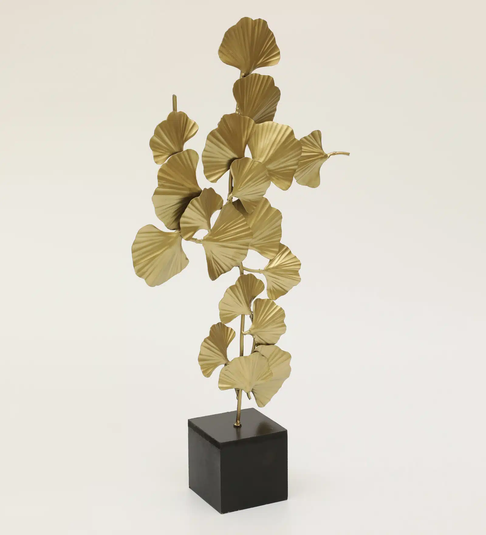 Ginko Showpiece - Vida Bunch Gold Metal MDF Table Decor - Image 2