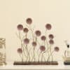 Round Leaf Showpiece - Ember Metal MDF Table Decor
