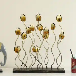 Vedas Exports MDF Flower Table Decor Showpiece – Multicolor Abstract Flower Decorative Item for Living Room, Office Desk, Bedroom – Gift Item – Table Top Decoration
