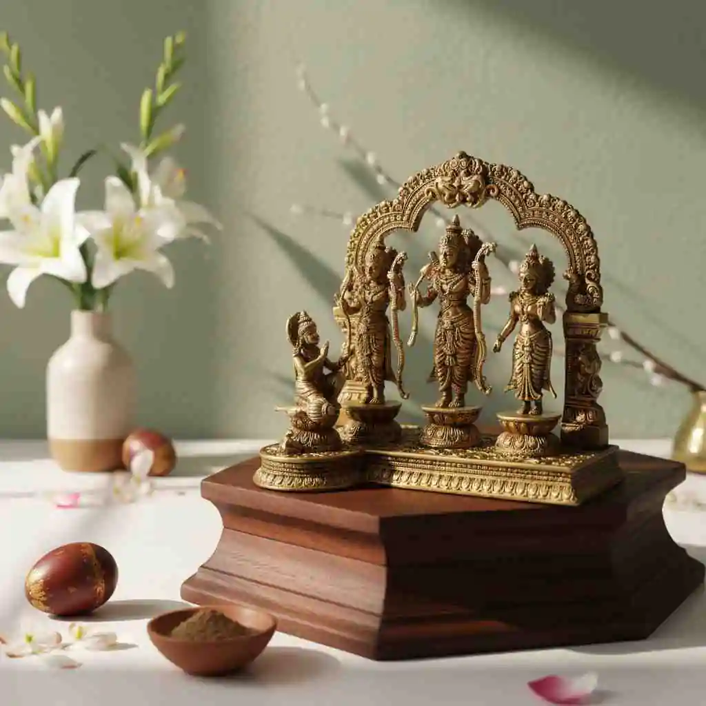 Vedas Fine LW Ram Darbar Idol & Figurine Showpiece