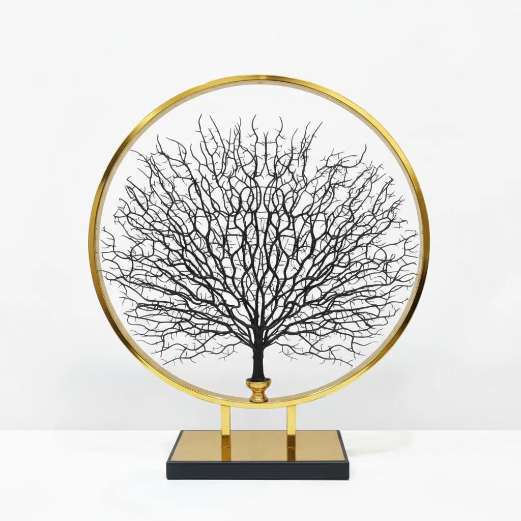 Multicolor Metal Table Forest Large Table Decor Showpiece - Image 4