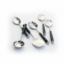 Vedas Stainless Steel Green Jade Serving Set of 6